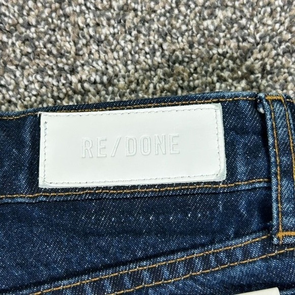 NEW Re/Done 70s Low Rise Straight Denim Jeans Womens 26 Heritage Rinse Casual - Picture 5 of 16